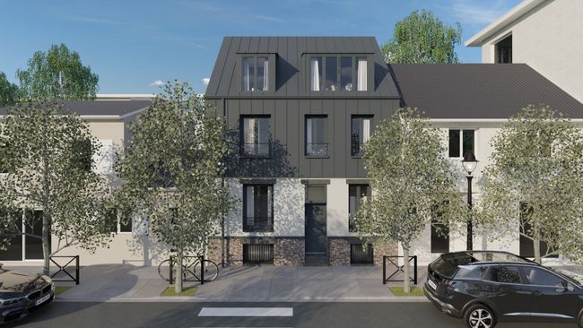 Surélévation maison de ville 02