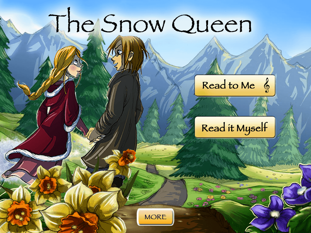 The Snow Queen Musical Storybook App Main Menu